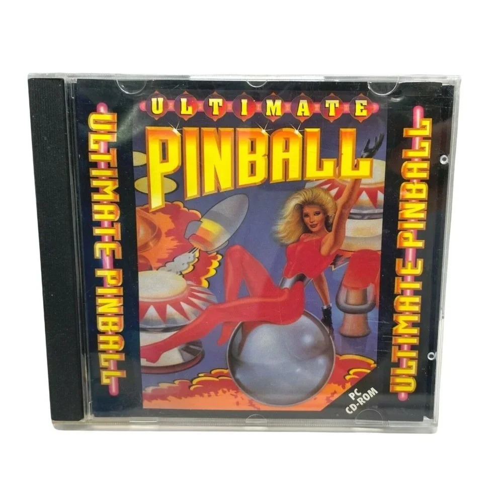 Ultimate Pinball Game PC CD ROM Software TWG 1996 Windows DOS